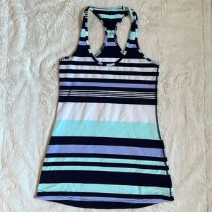 Striped Lululemon tank top